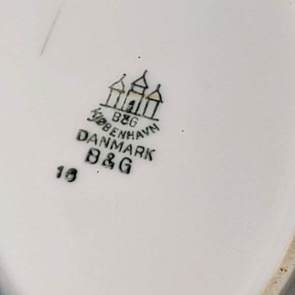 Bing & Grondahl Copenhagen Porcelain Seagull Oval Platter 10" Denmark - Picture 3 of 3